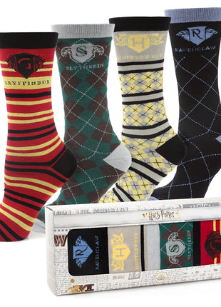 Harry Potter House 4 Socks Gift Set