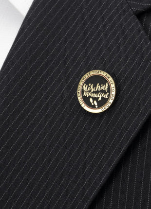Harry Potter Mischief Managed Gold Lapel Pin