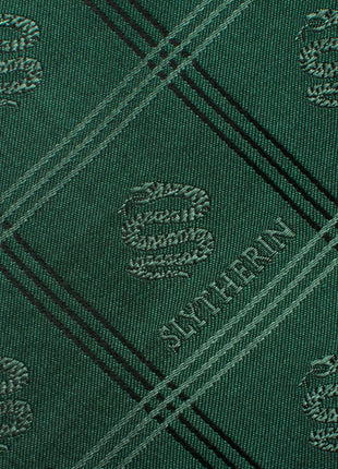 Harry Potter Slytherin Plaid Tie
