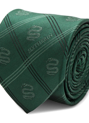 Harry Potter Slytherin Plaid Tie