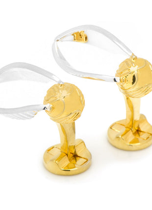 Harry Potter Golden Snitch 3D Cufflinks