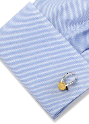 Harry Potter Golden Snitch 3D Cufflinks