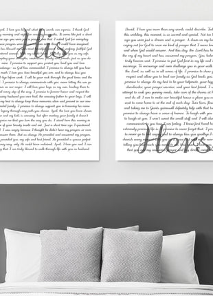 Personalized His And Hers Wall Decor