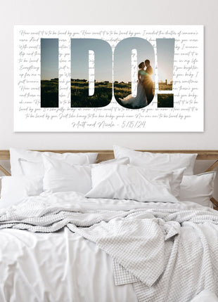 Custom Letter Photo Collage Gift