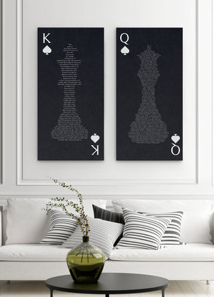 King And Queen His And Her Decor