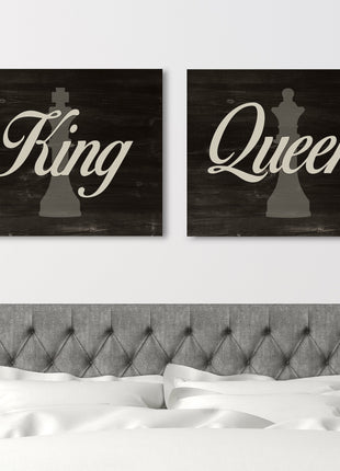 King And Queen Decor • Master Bedroom Decor