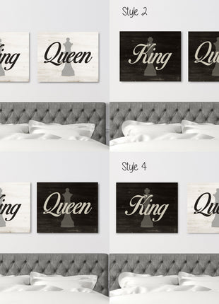 King And Queen Decor • Master Bedroom Decor