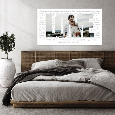 Custom Letter Photo Collage Gift