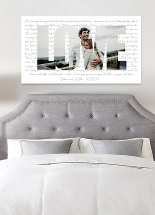 Custom Letter Photo Collage Gift