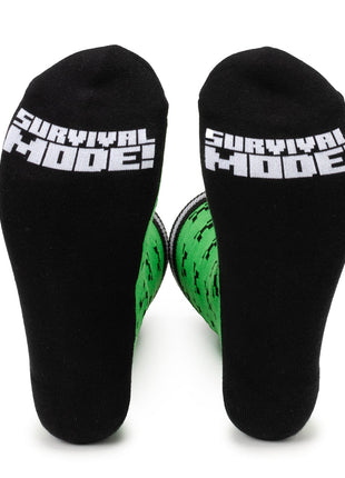 Minecraft Creeper Green Father/Son Sock Set