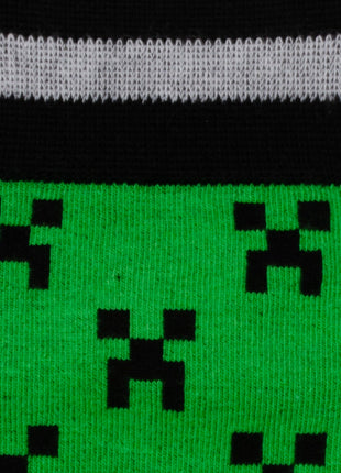 Minecraft Creeper Green Father/Son Sock Set