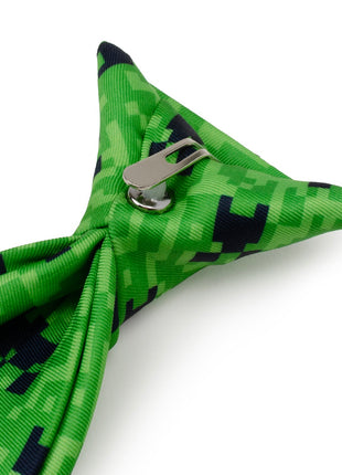 Minecraft Creeper Green Father/Son Tie Set