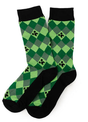 Minecraft Creeper Men's Sock Set ' 3 Pairs