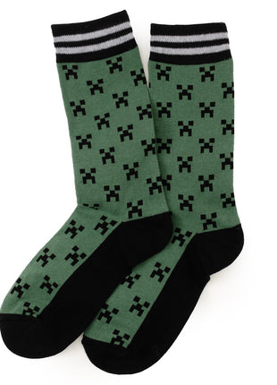 Minecraft Creeper Men's Sock Set ' 3 Pairs