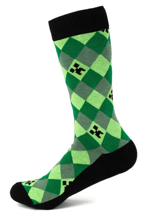 Minecraft Creeper Men's Sock Set ' 3 Pairs