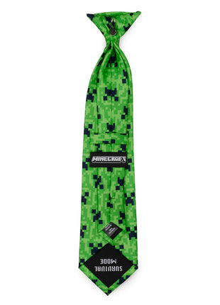 Minecraft Creeper Green Boy's Tie