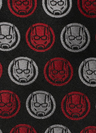 Marvel Ant-Man Red and Gray Charcoal Tie