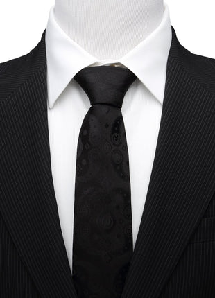 Marvel Avengers Paisley Icons Print Black Tie