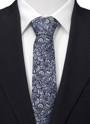 Marvel Avengers Paisley Icons Navy Men's Tie