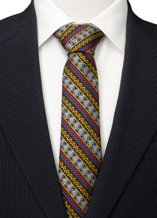 Marvel Black Panther Tribal Stripe Men's Tie