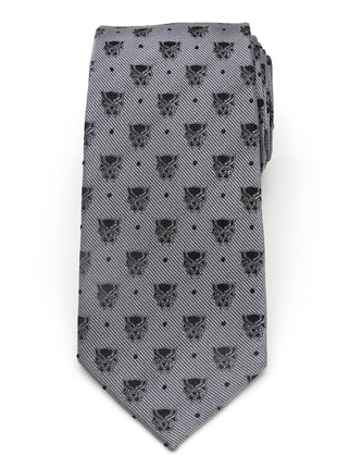 Marvel Black Panther Gray Dot Tie