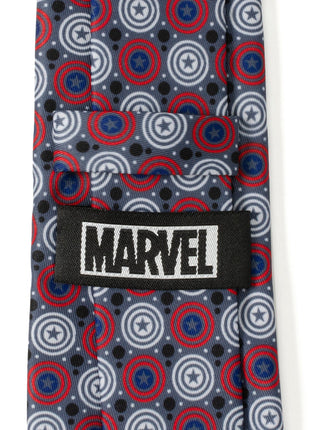 Marvel Captain America Gray Dot Men's Tie