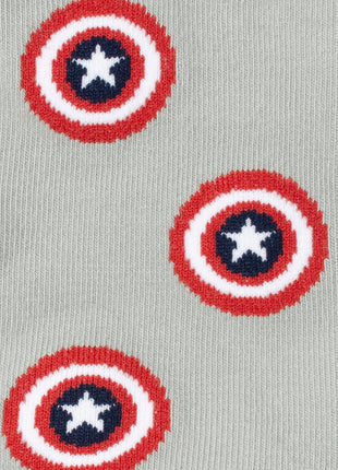 Marvel Captain America Gray Ankle Gift Set