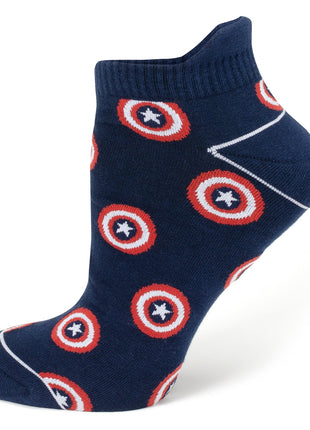 Marvel Captain America Navy Ankle Sock Gift Set