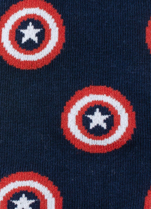 Marvel Captain America Navy Ankle Sock Gift Set