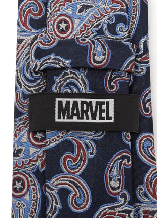 Marvel Captain America Paisley Men's Tie