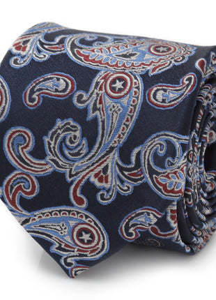 Marvel Captain America Paisley Men's Tie