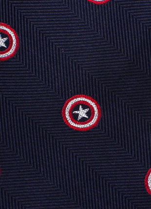 Marvel Captain America Navy Tie