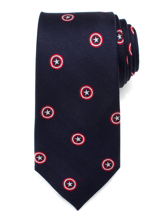 Marvel Captain America Navy Tie