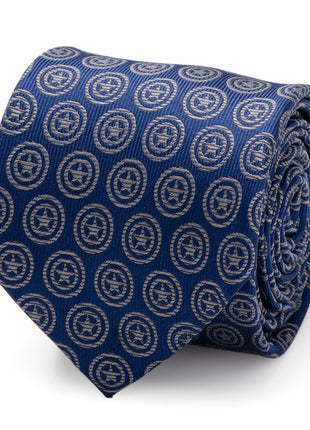 Marvel Captain America Shield Blue Men's Tie