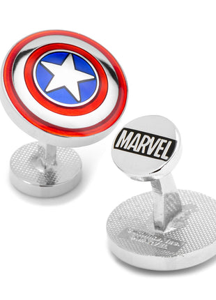 Marvel Avengers Captain America Shield Cufflinks