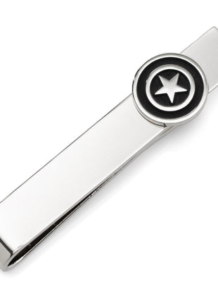 Marvel Captain America Silver Hidden Message Tie Bar