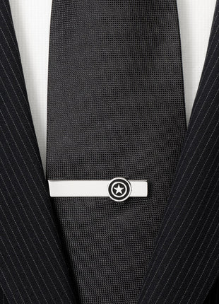 Marvel Captain America Silver Tie Bar