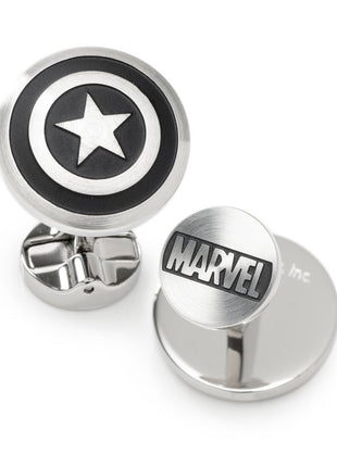 Marvel Captain America Shield Stainless Steel Cufflinks
