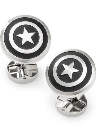 Marvel Captain America Shield Stainless Steel Cufflinks