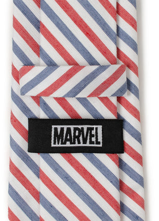 Marvel Captain America Striped White Men's Tie
