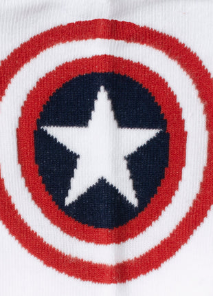 Marvel Captain America White Ankle Gift Set