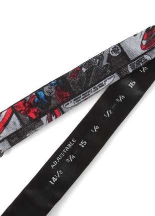 Marvel Captain America Comic Gray Men's Bow Tie