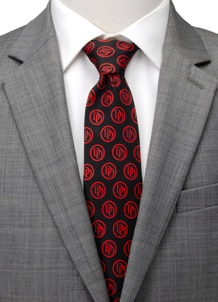 Marvel Daredevil Men's Black Tie