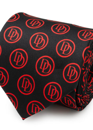 Marvel Daredevil Men's Black Tie