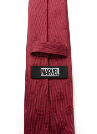 Marvel Deadpool Maroon Men's Tie