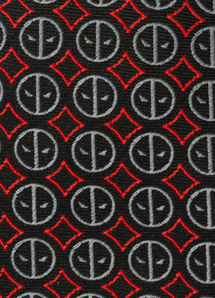 Marvel Deadpool Men's Black Tie