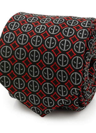 Marvel Deadpool Men's Black Tie