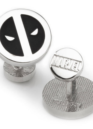 Marvel Deadpool Silver Mask Cufflinks