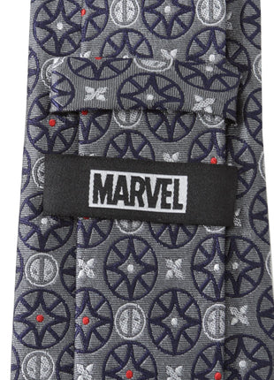 Marvel Deadpool Gray Men's Tie
