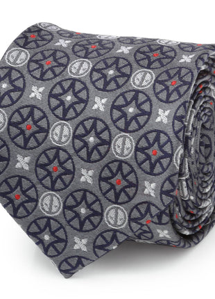 Marvel Deadpool Gray Men's Tie